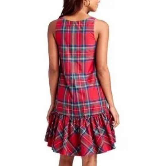 Vineyard Vines Red Plaid Dress - Picture 2 of 5